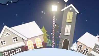 圣诞霓虹灯主题视频的预览图